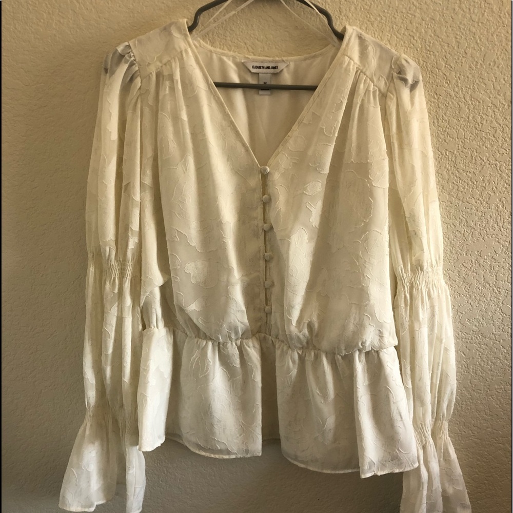 Lacy Peasant top